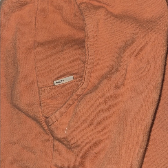 Vuori Sunnyside terry fleece Short medium in salmon burnt orange - Picture 9 of 10